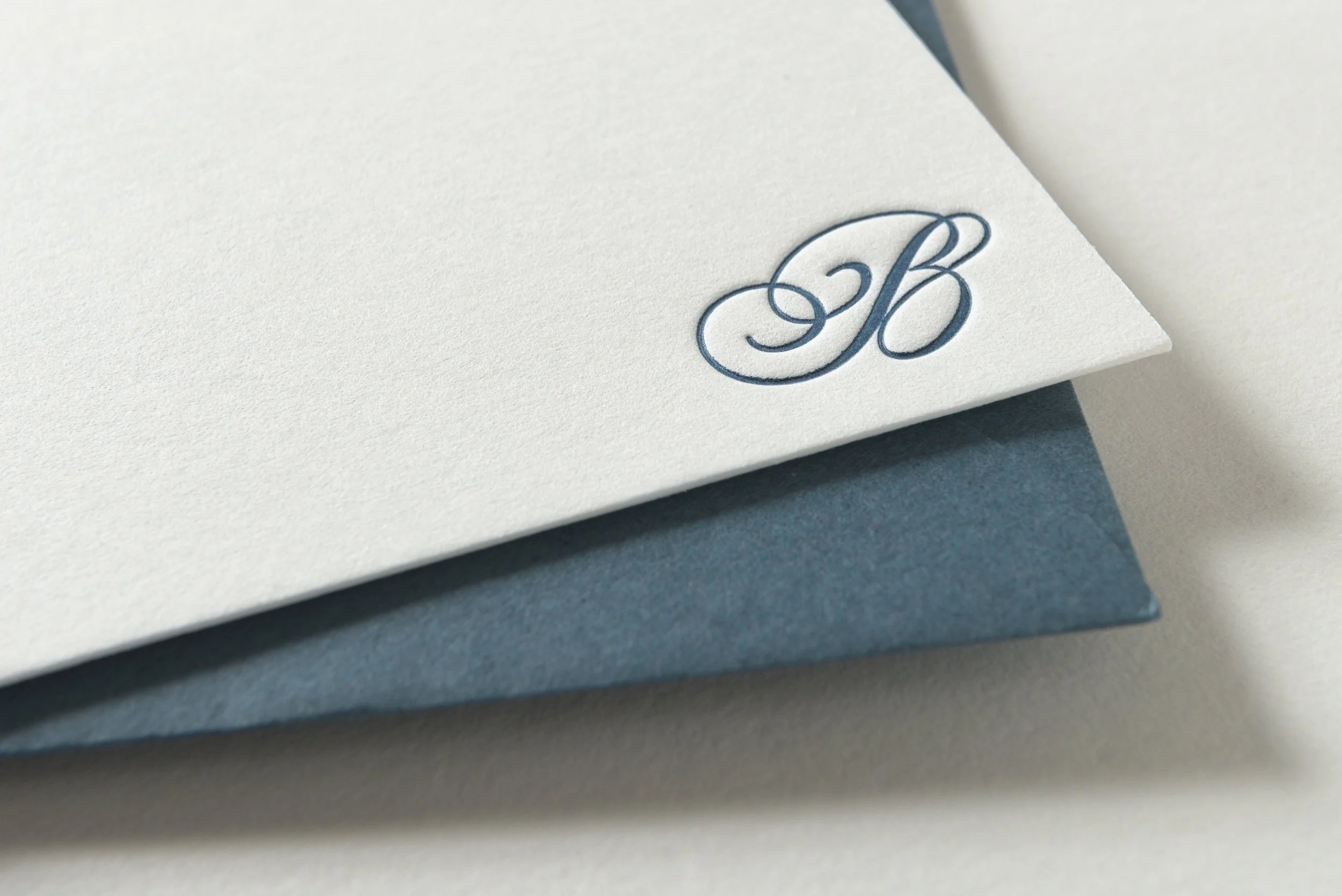 Letterpress With Love, Letterpress Personalised Cards, Beatrice, details