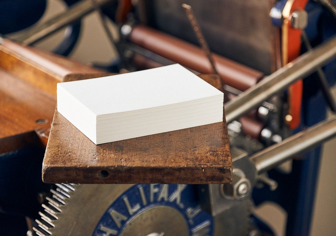 Letterpress With Love, Paper stack food for press