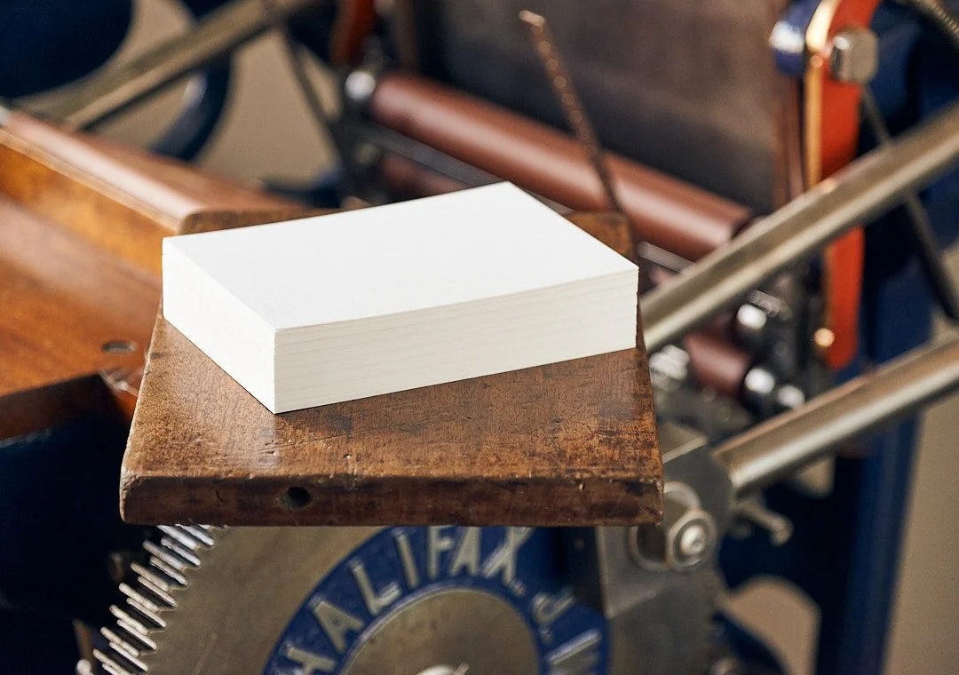 Letterpress With Love, Paper stack food for press