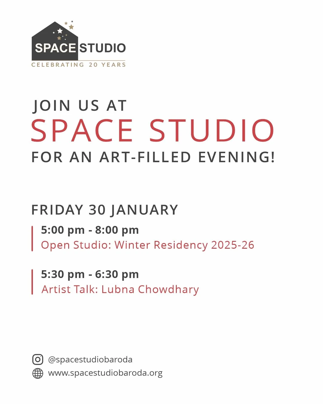 Open studio winter residency 2025-26