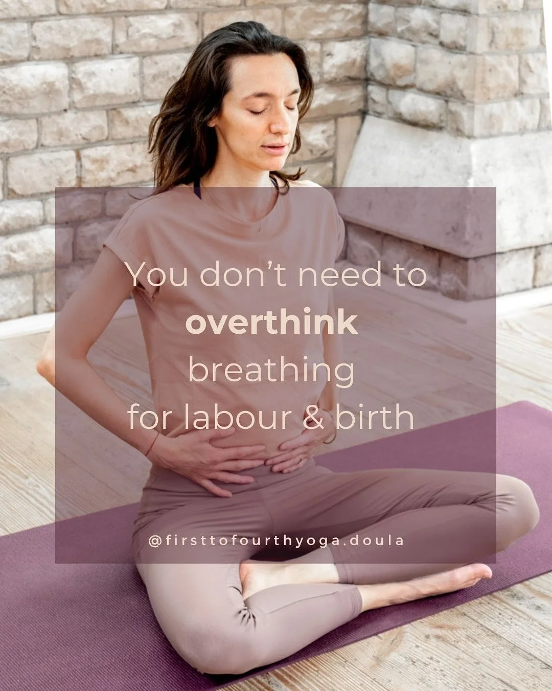 Yes I&rsquo;m a yoga teacher. Yes I do teach breathwork.

But when it comes to birth prep, I think there can so much confusion or pressure to learn the &lsquo;right breath&rsquo; for birth (and so many other&rsquo; right&rsquo; things!).

What techni