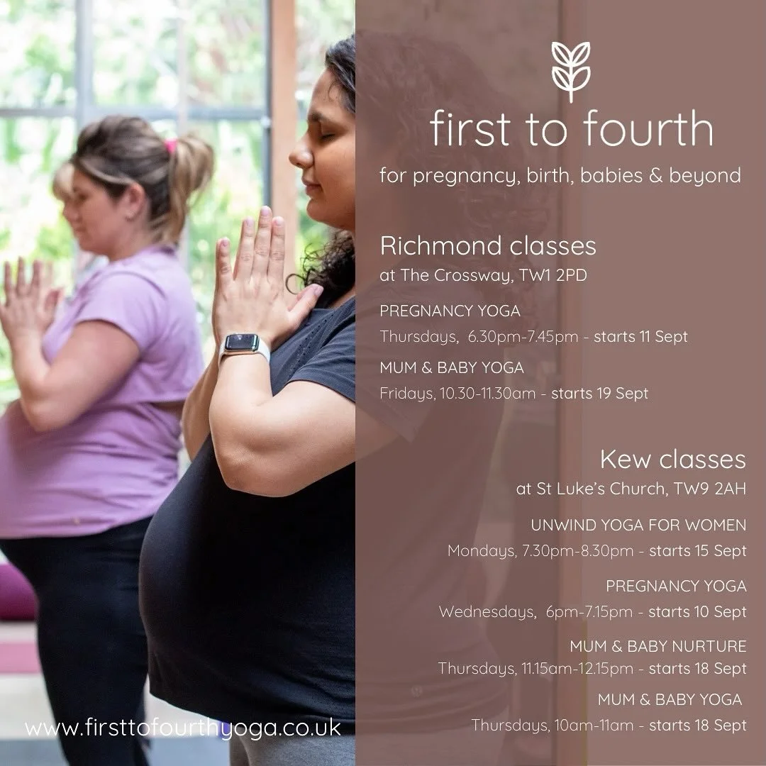 📣September classes are now open for booking! 📣

As classes wrapped up last week for the summer break, fear not, all is lined up for September when ALL classes will return + a few possible extras including a mum &amp; baby yoga class for mobile babi