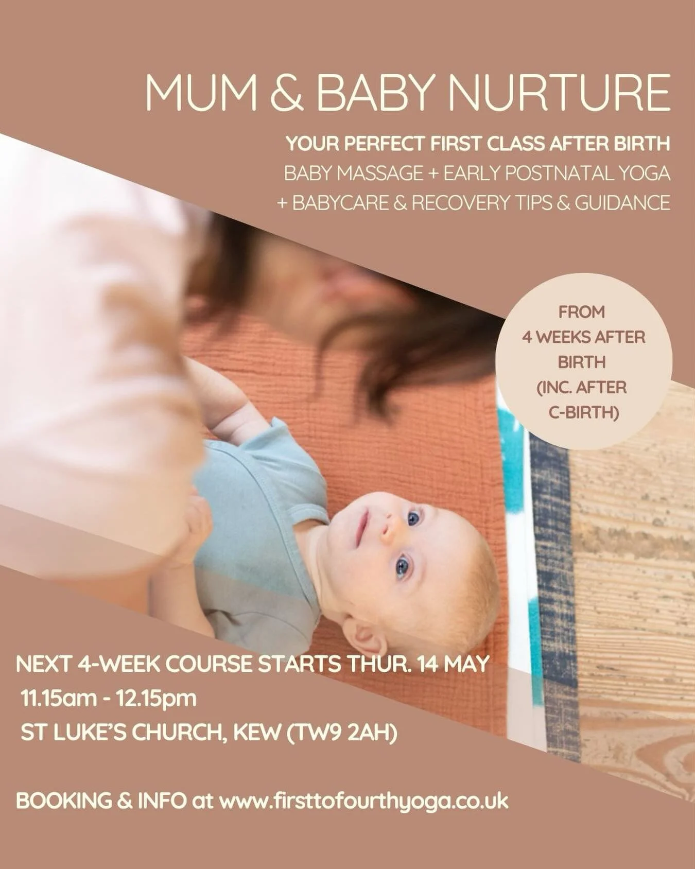 🧡 3 spaces left! 🧡

Yes, it IS a baby massage course, but SO MUCH MORE than that.

It&rsquo;s a class that also looks after YOU, your body and your needs as a new mum, as well as your baby.

It&rsquo;s a class &amp; space completely designed around