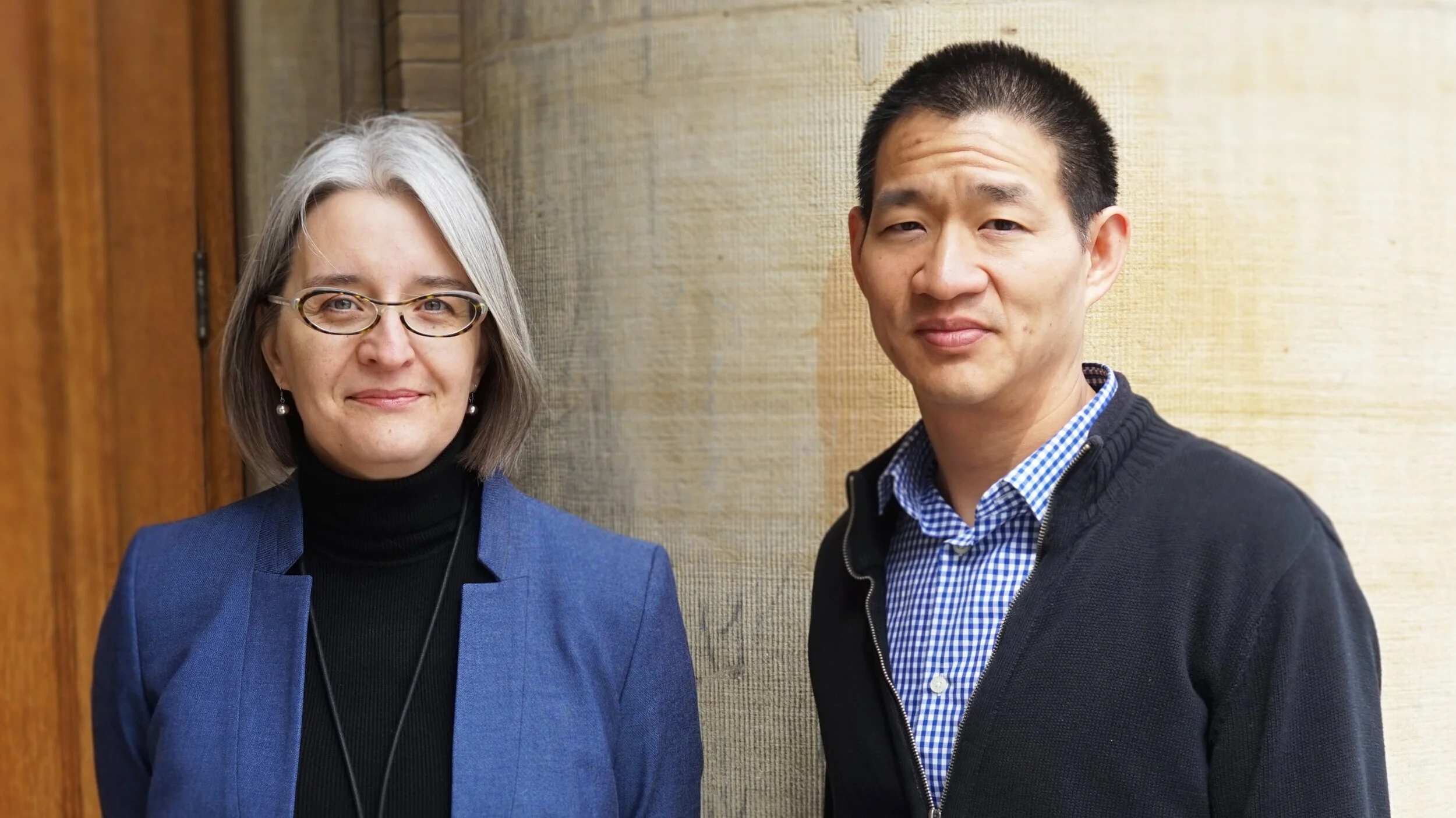 Lisa Austin (L) and David Lie (R) are two of Schwartz Reisman’s eight inaugural Research Leads.