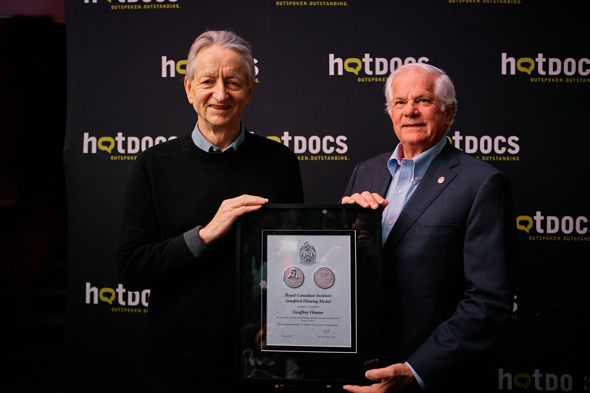 Geoffrey Hinton awarded Sandford Fleming Medal