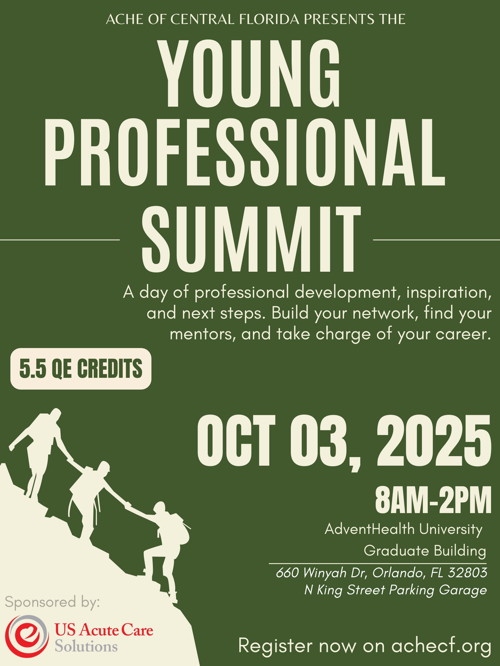 The Young Professional Summit: Learning to Lead, Leading with Purpose 5.5 QE Credits