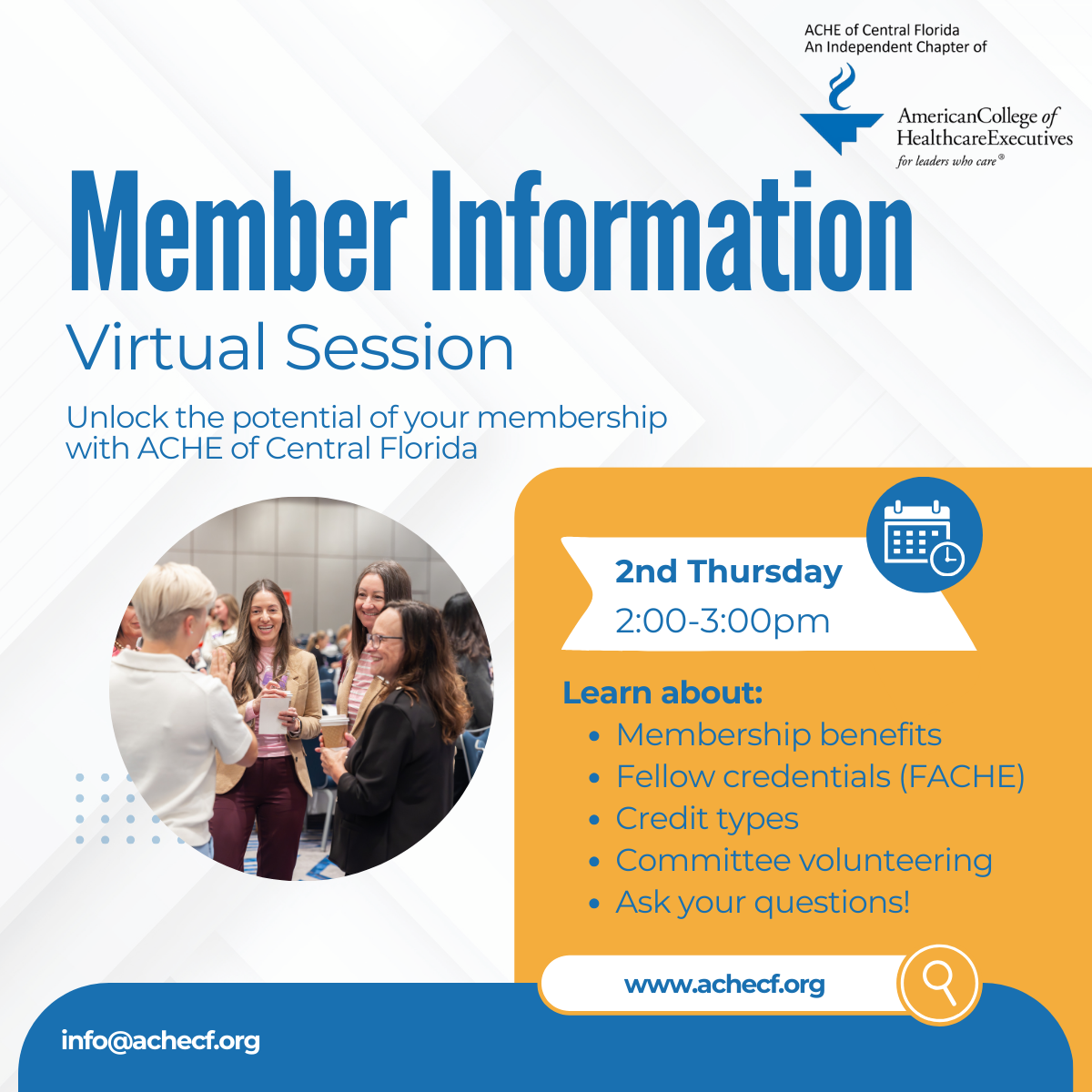 ACHE of Central Florida Member Information Session -November 2025