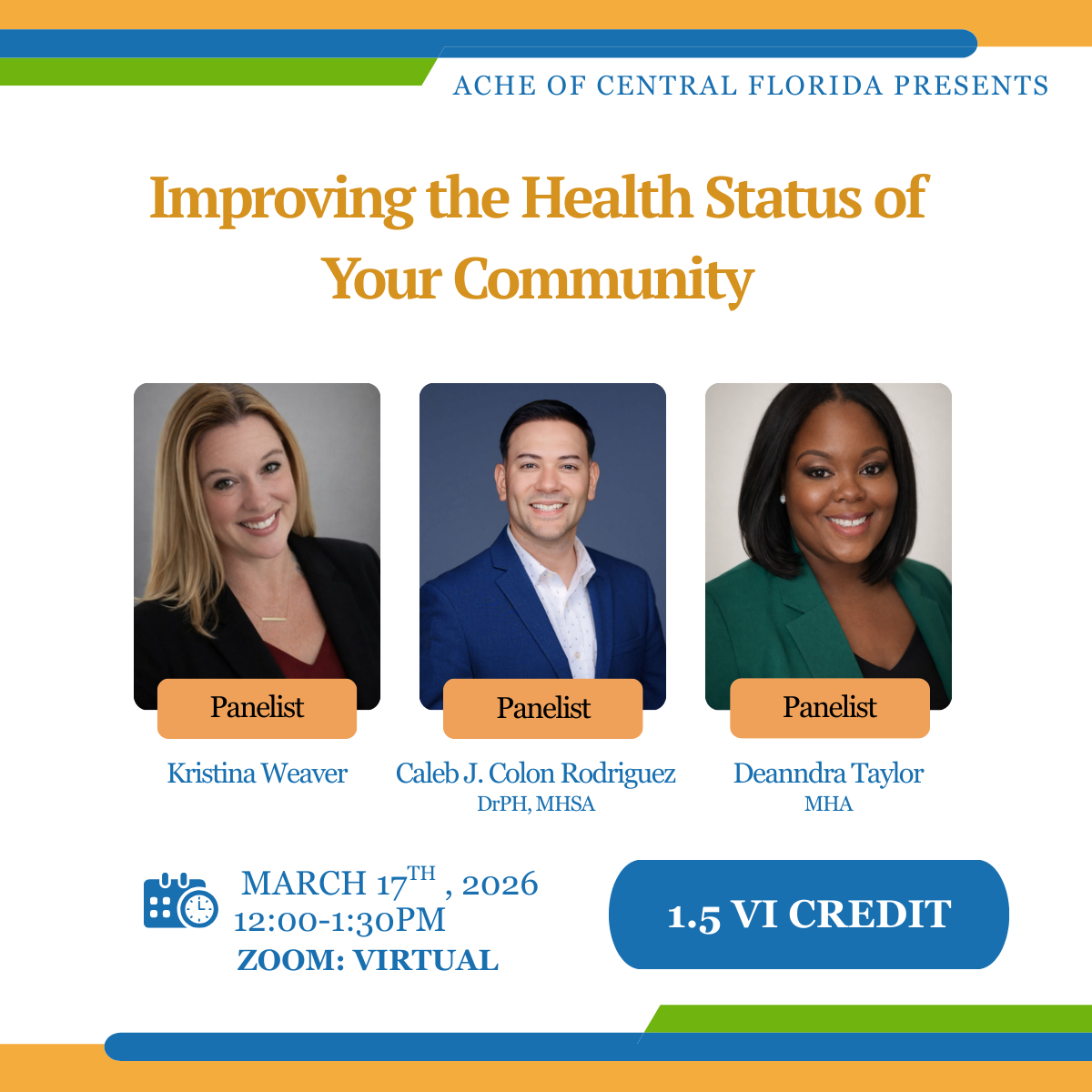 1.5 VI - Improving the Health Status of Your Community