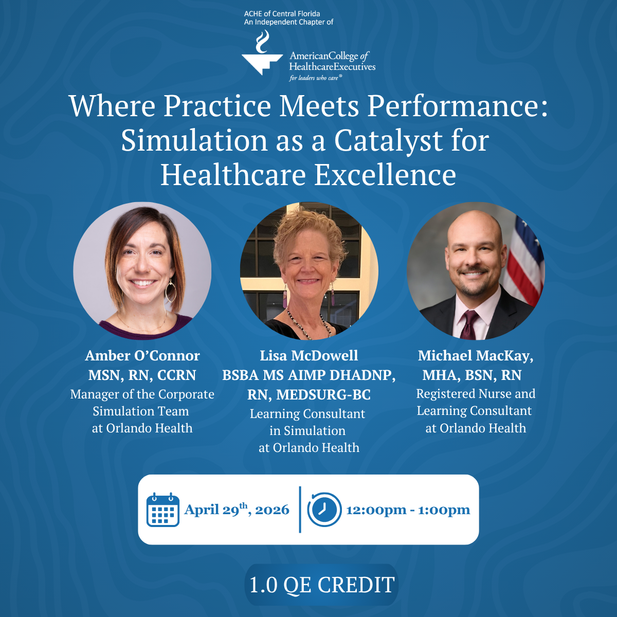 1.0 QE Where Practice Meets Performance: Simulation as a Catalyst for Healthcare Excellence