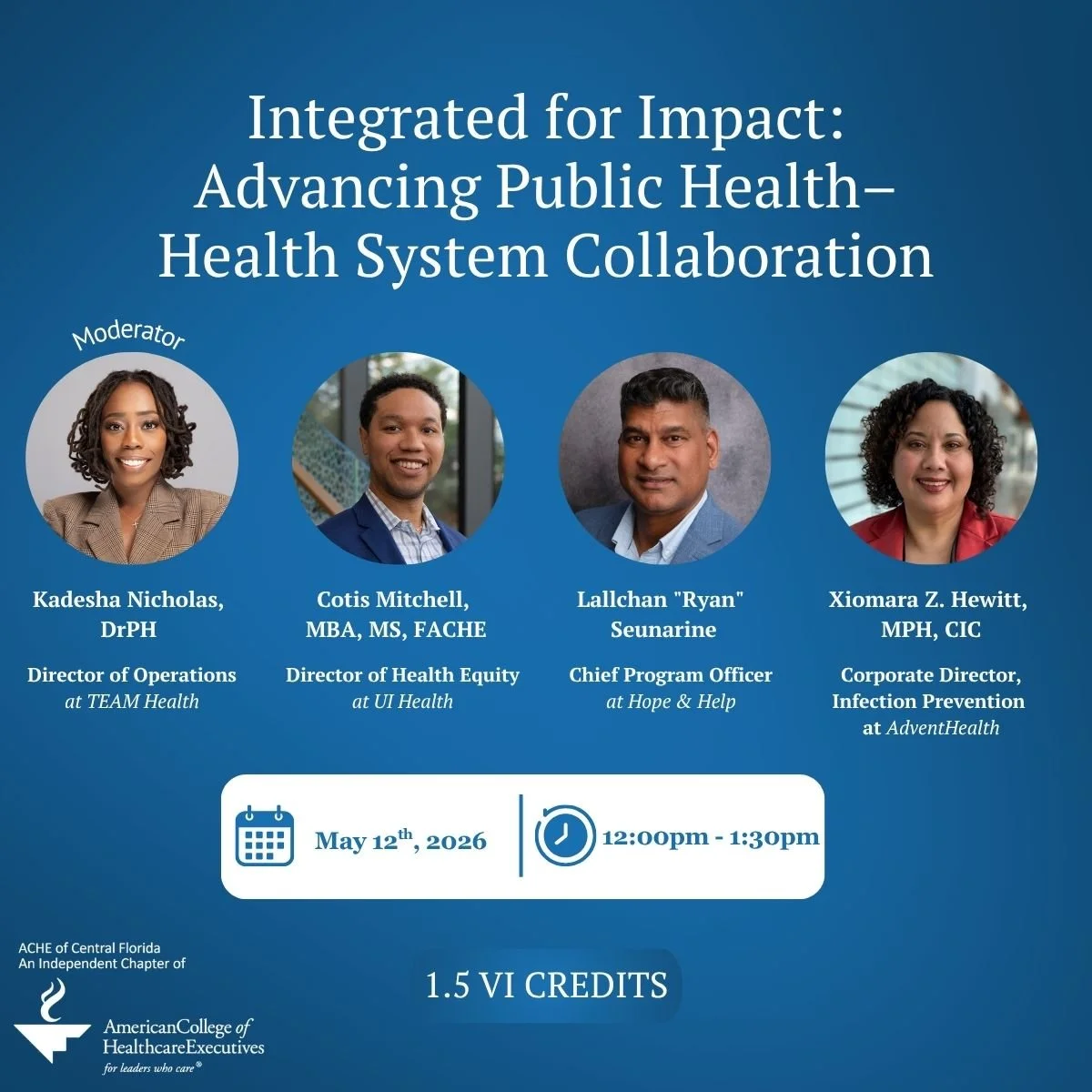 1.5 VI Integrated for Impact: Advancing Public Health–Health System Collaboration