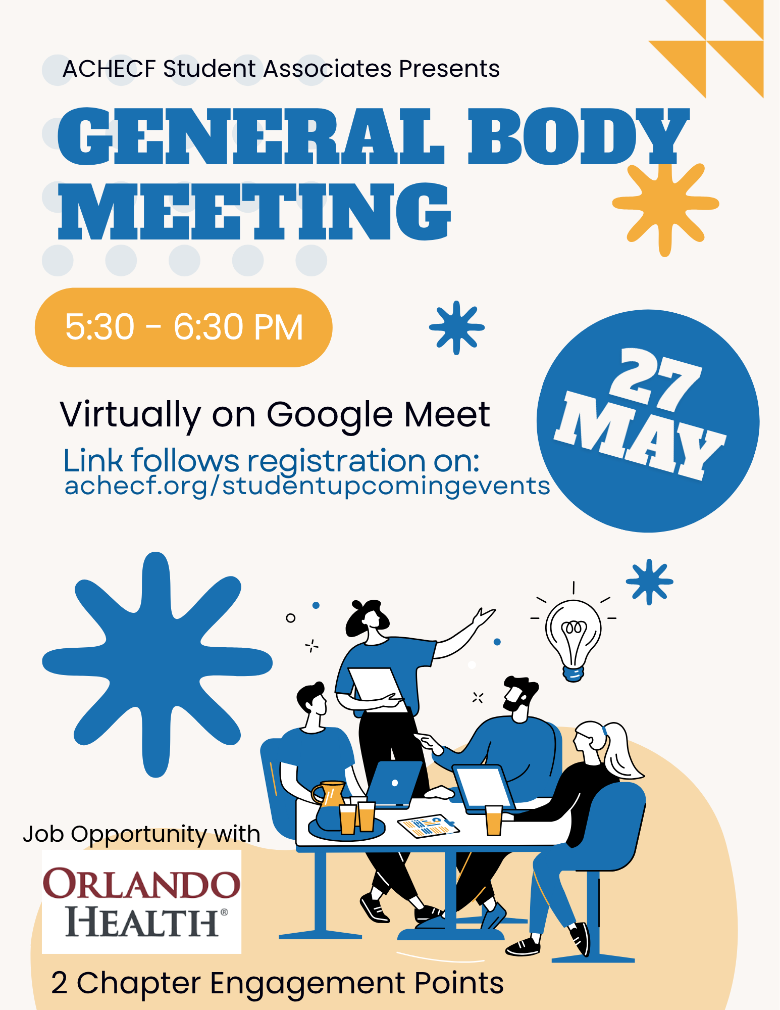 ACHECF Student Associates: General Body Meeting