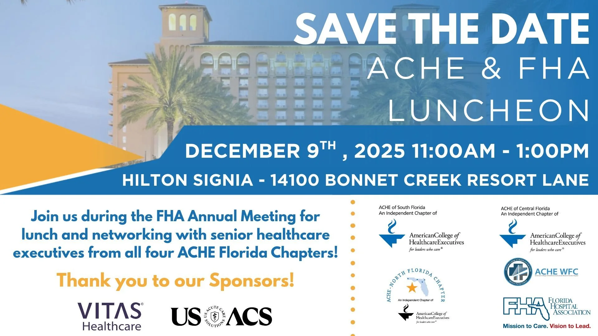FHA &amp; ACHE Luncheon