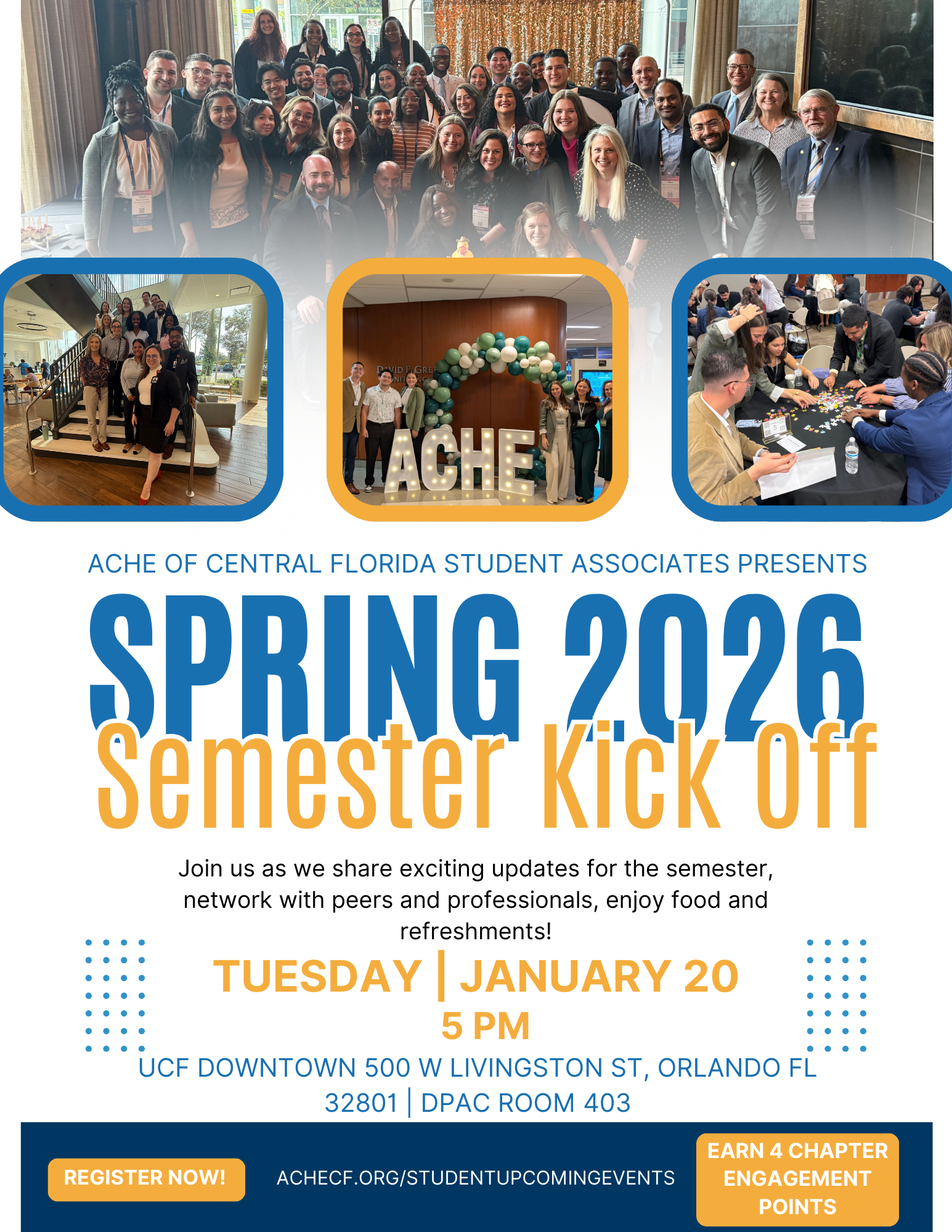 Spring 2026 Semester Kick Off — ACHE Central Florida Chapter