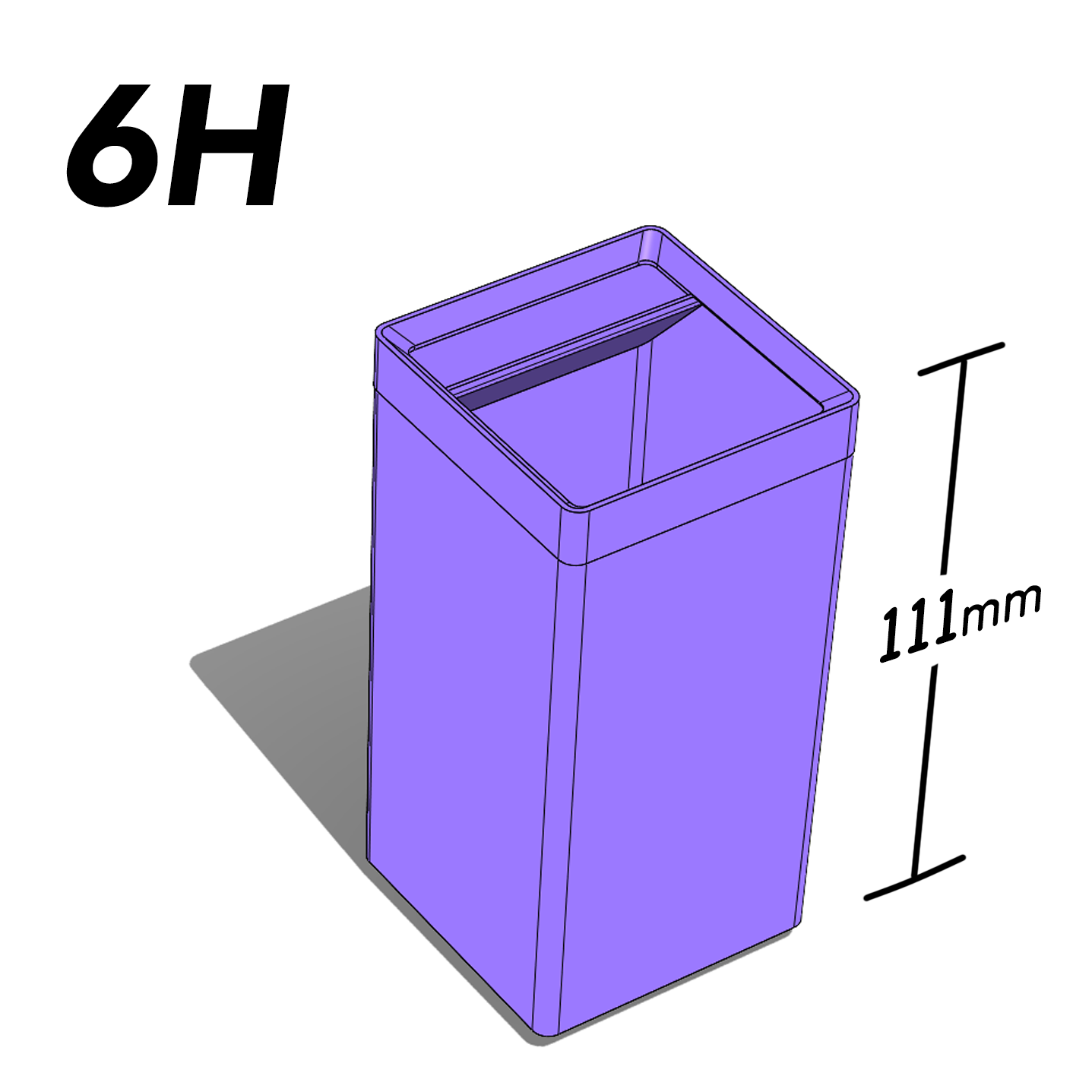 Stackable - 6H (111mm)
