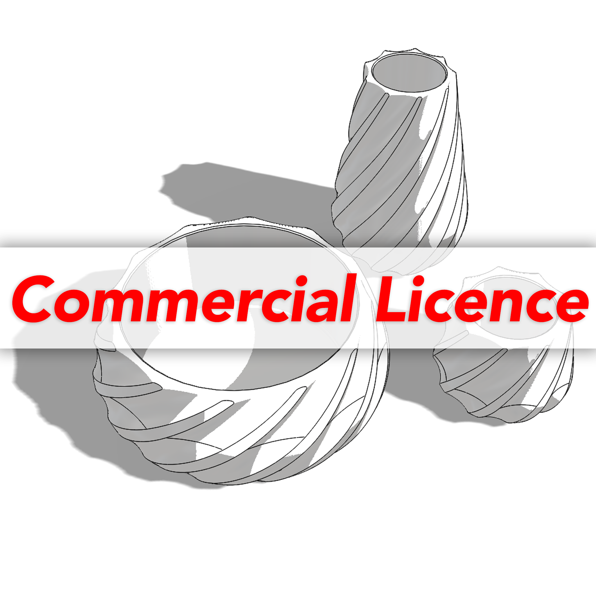 Commercial License — Pots and Planter Moulds