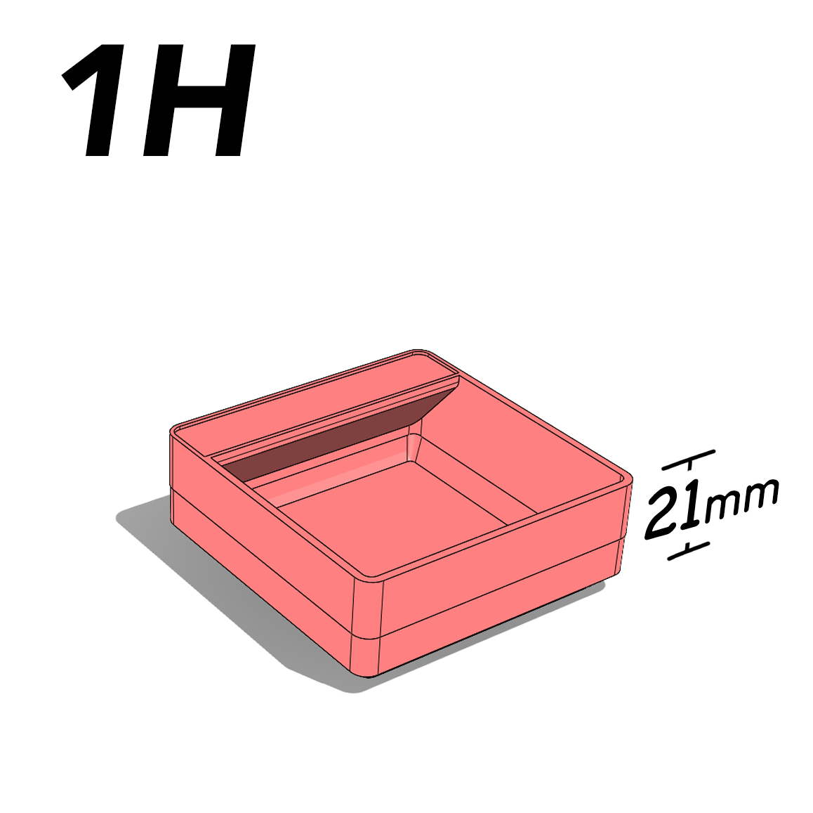 ModuBOXES - 1H (21mm)