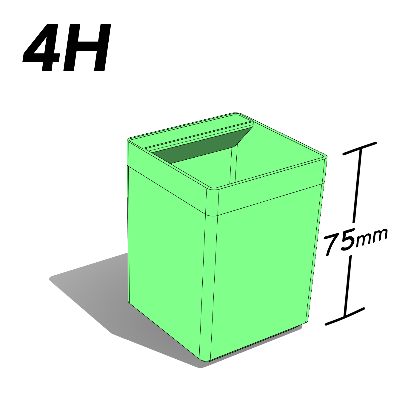 ModuBOXES - 4H (75mm)