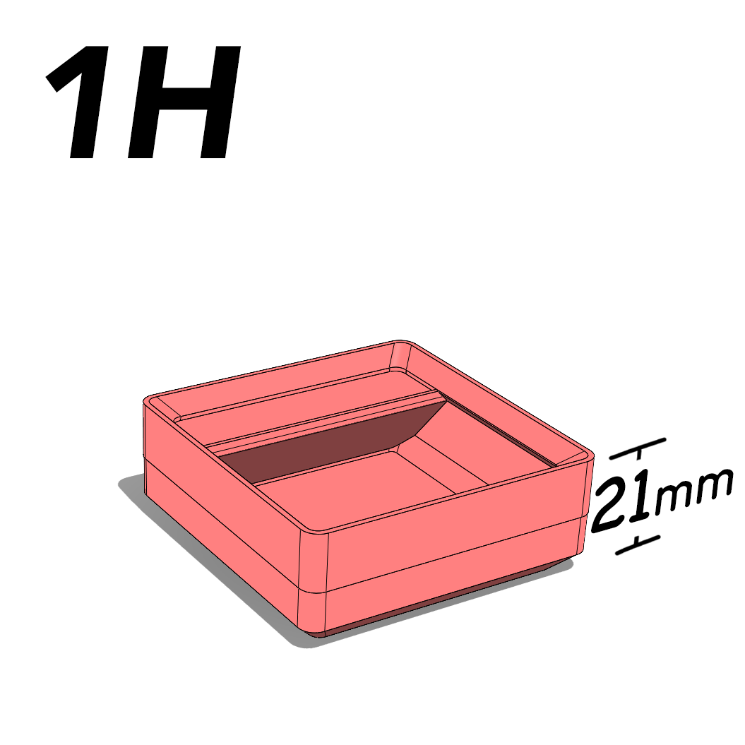 Stackable - 1H (21mm)
