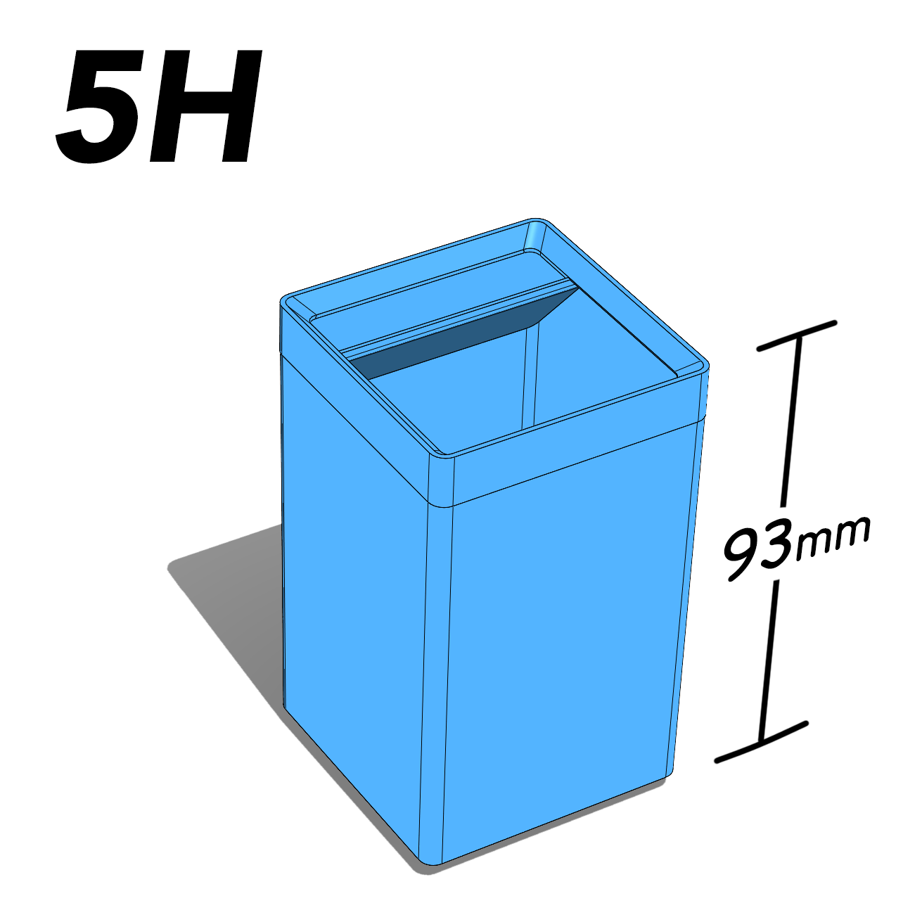 Stackable - 5H (93mm)
