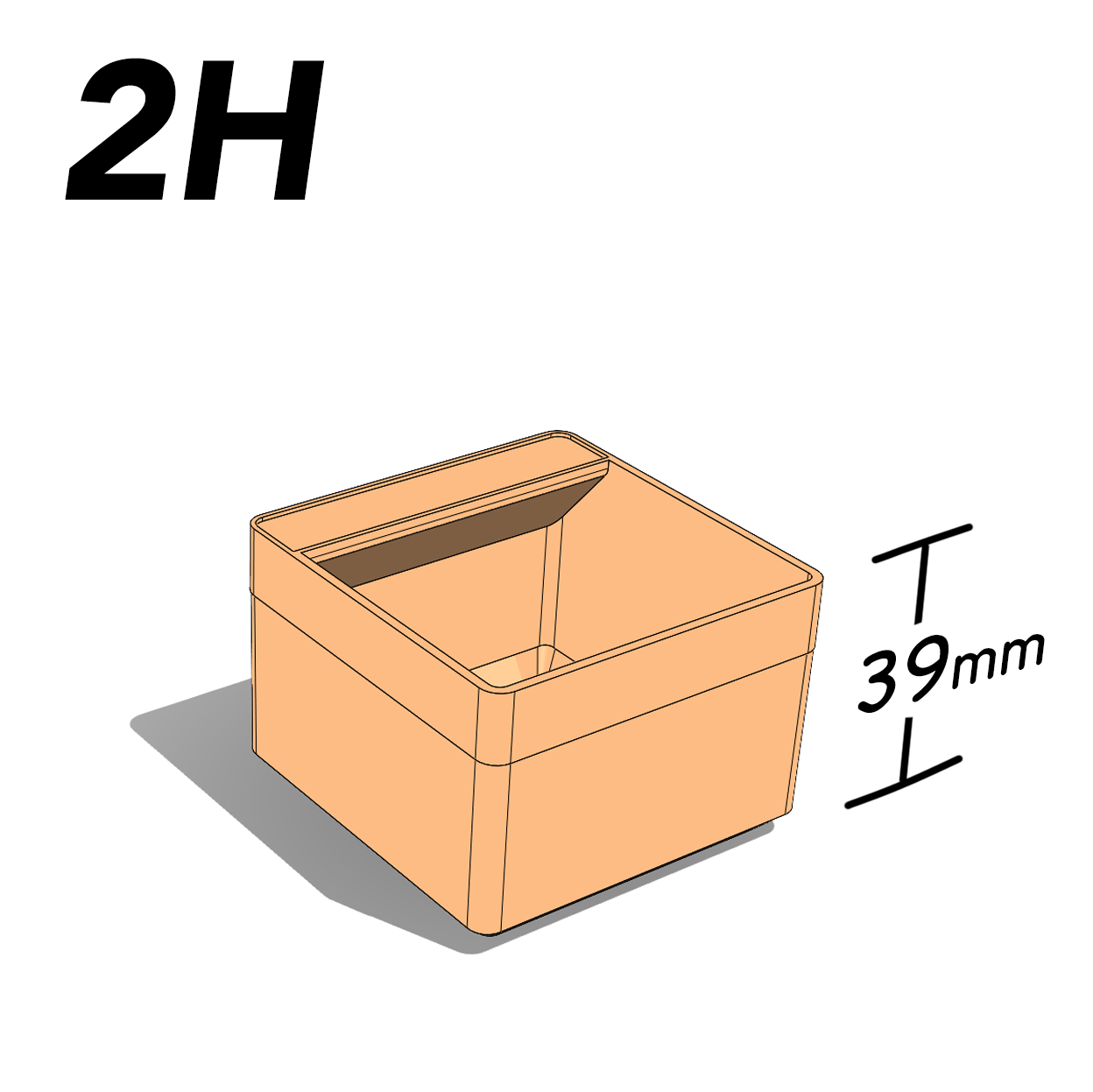 ModuBOXES - 2H (39mm)