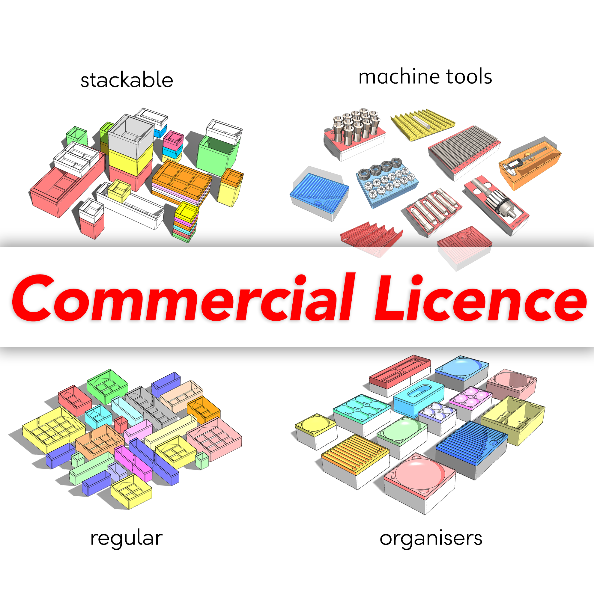 Commercial License — All the Boxes and Organisers