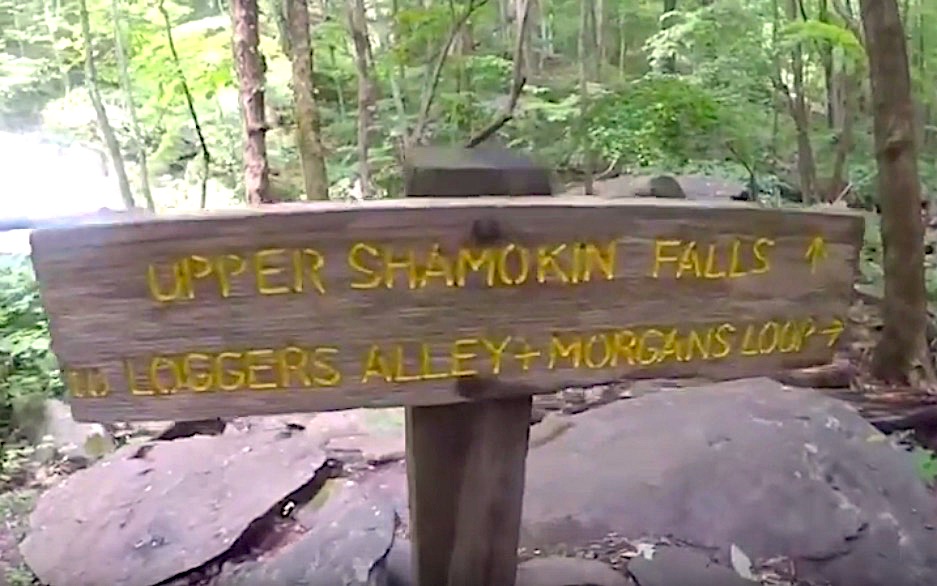 Loggers Alley sign at falls.jpg