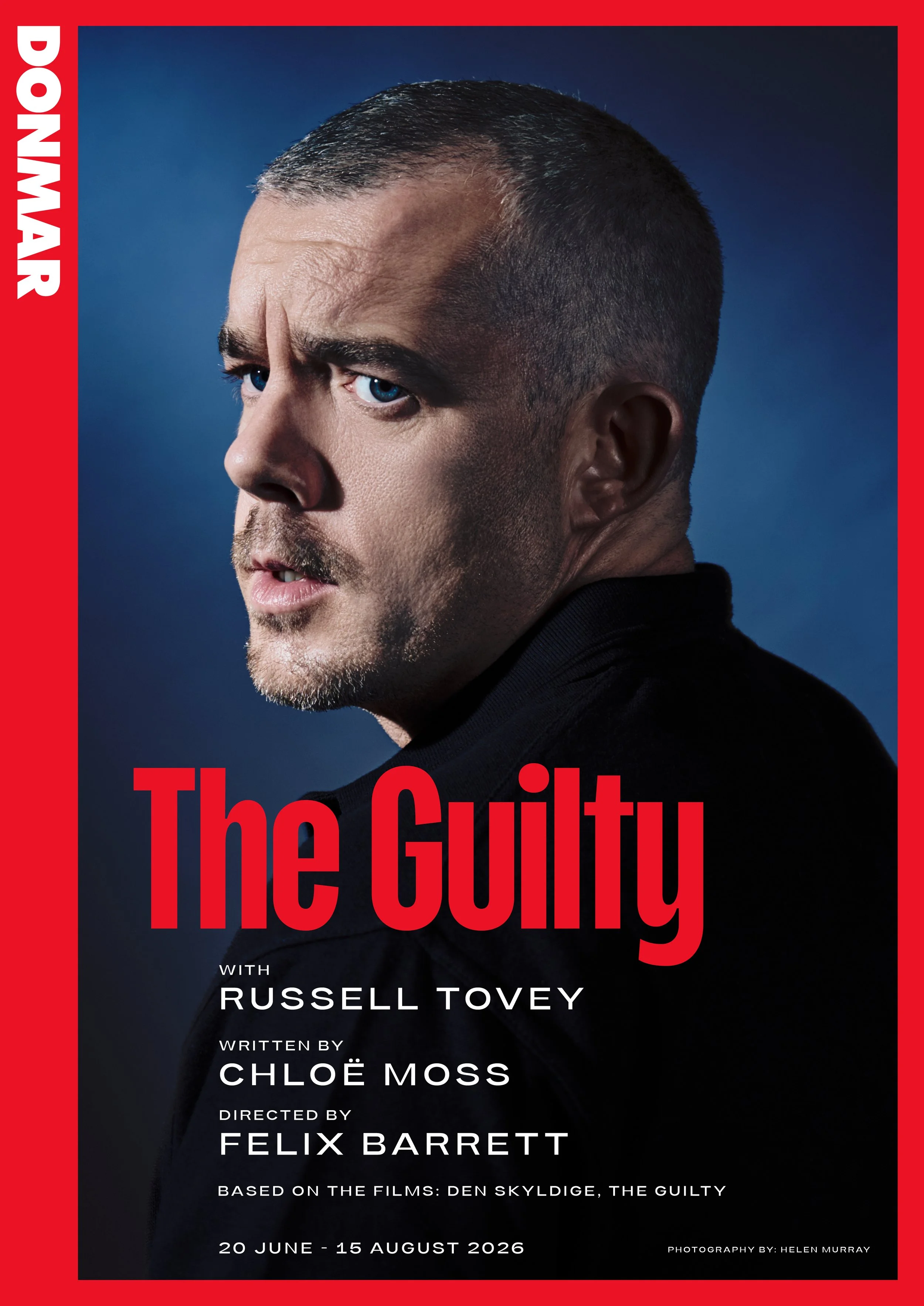 The Guilty, Donmar Warehouse, Russell Tovey