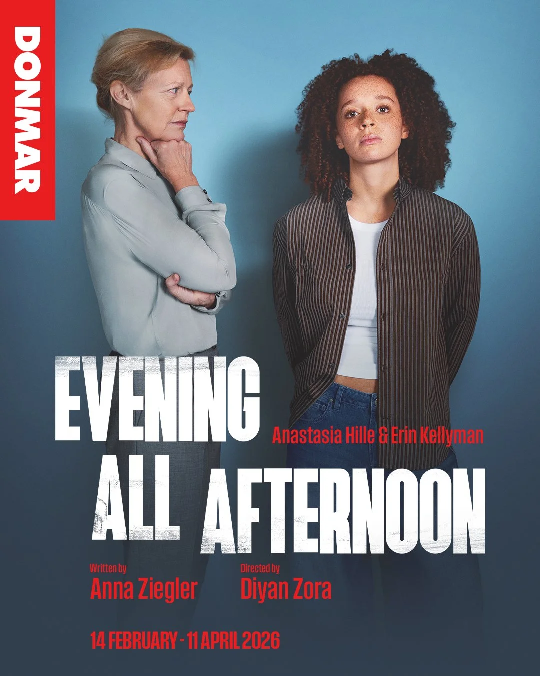 Evening All Afternoon Donmar Warehouse. Anastasia Hille & Erin Kellyman
