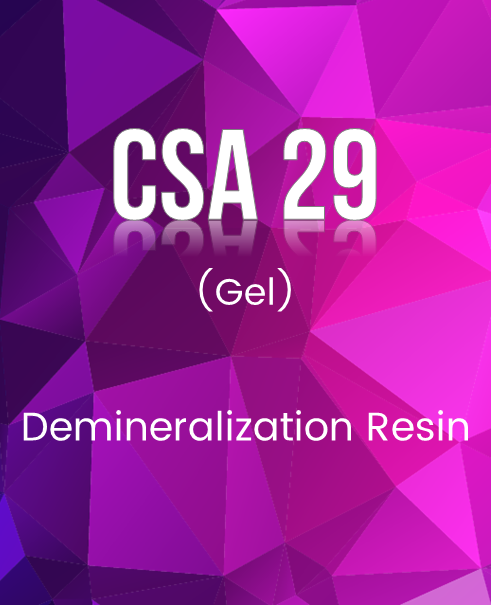 CSA 29 Demineralization Resin