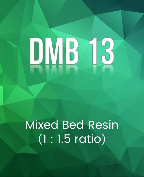 DMB 13 Mixed Bed Resin  (1 : 1.5 Ratio)