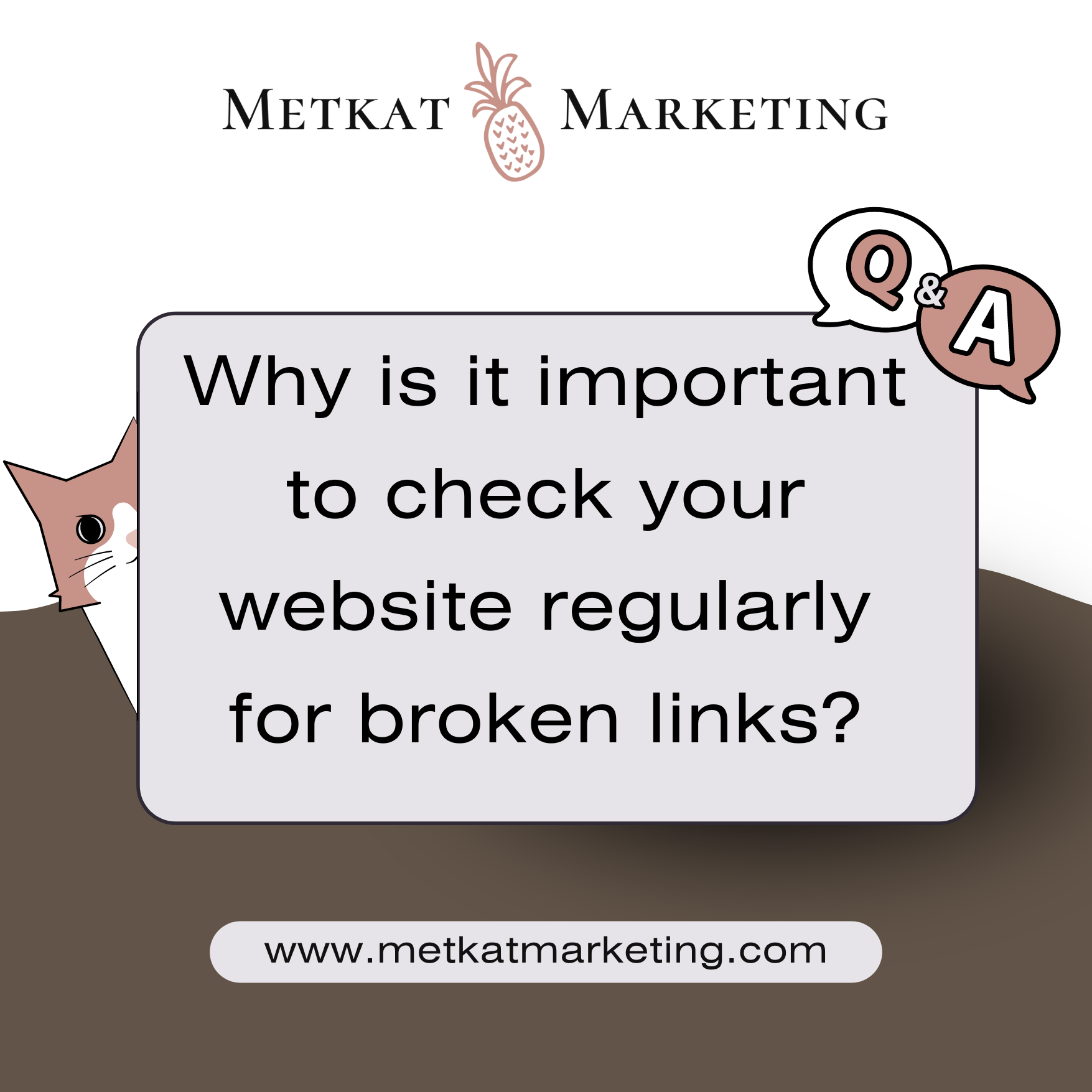 Why is it important to check your website regularly for broken links?