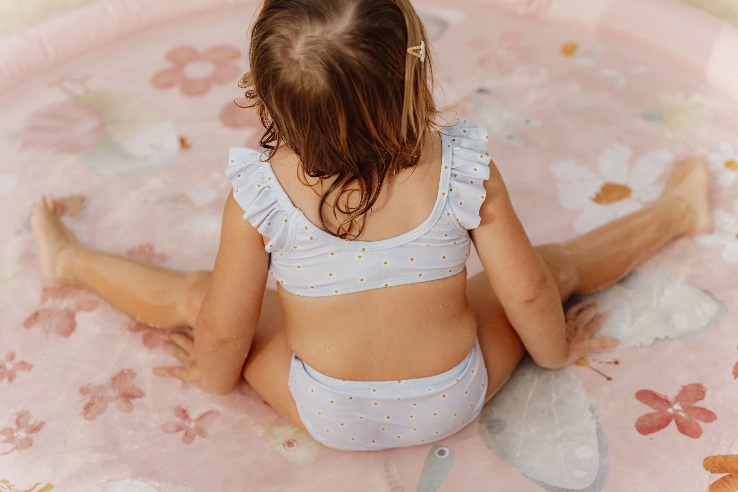 Bikini volantes Daisies Blue