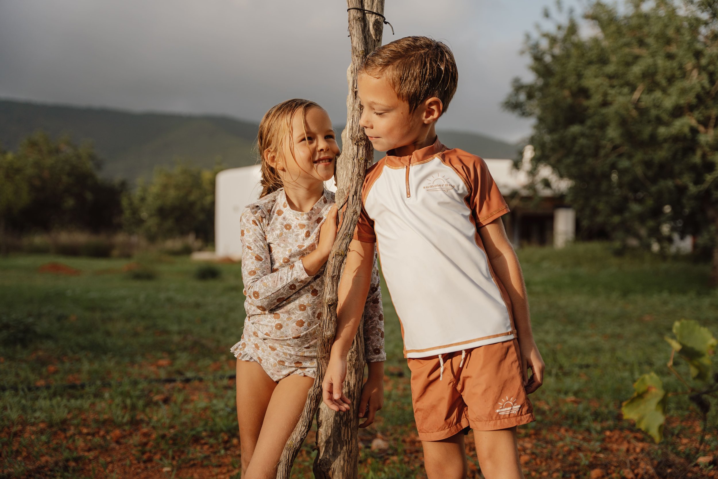 Camiseta Baño Uv+ Vintage Sunny Stripes