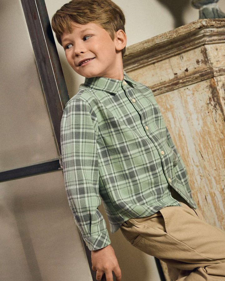 conjunto-niño-camisa-cuadros-pantalon-beige-infantil-dadati