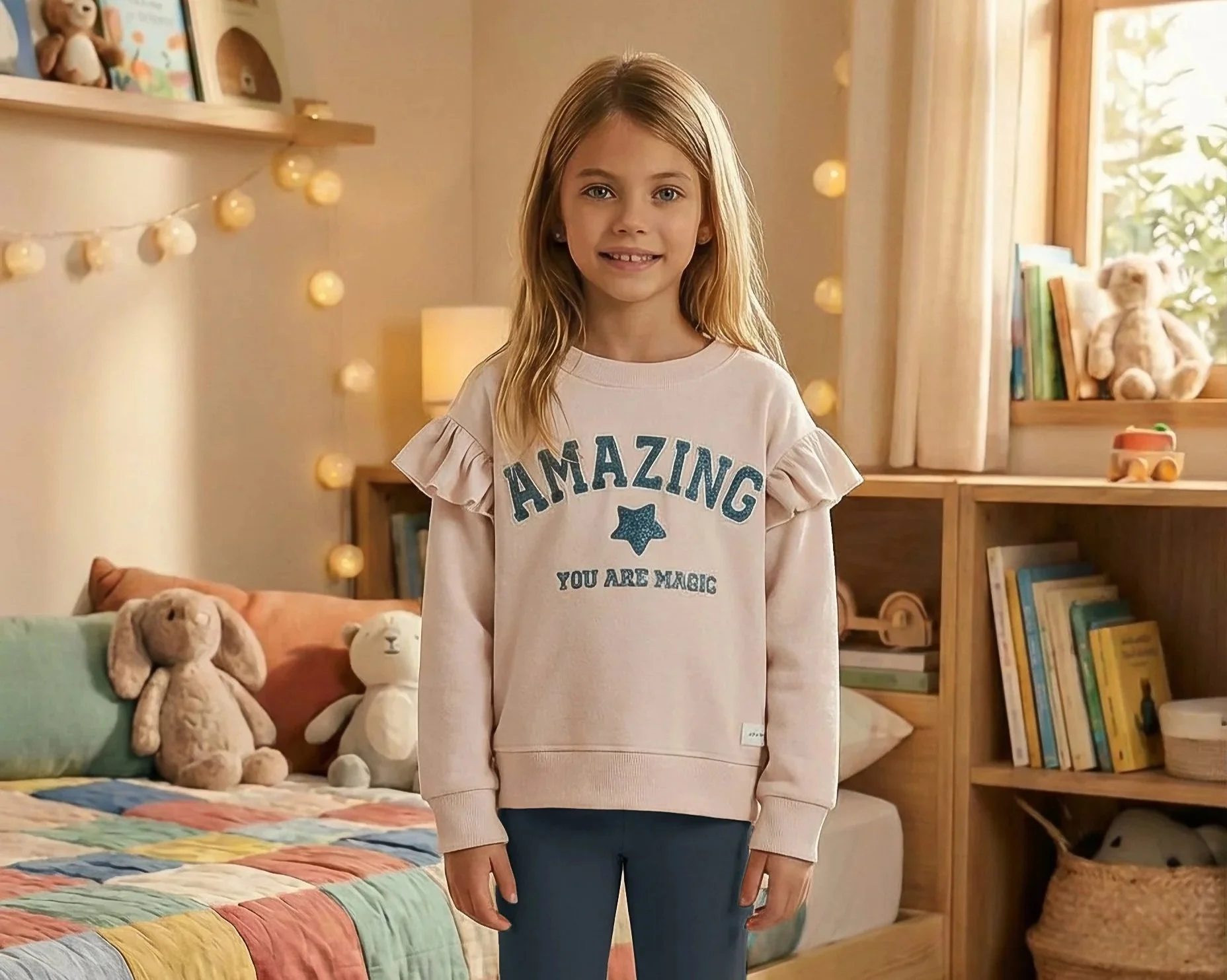 CONJUNTO 2 PIEZAS NIÑA "AMAZING"