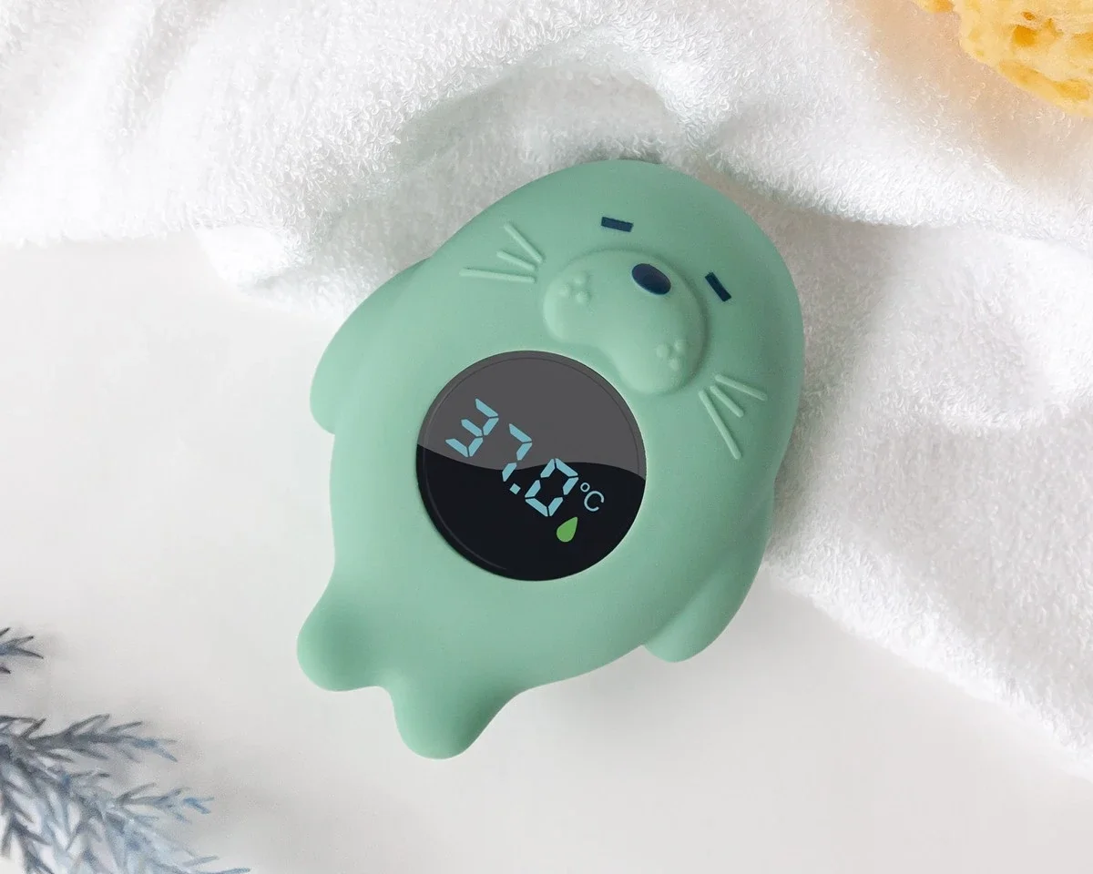 Termómetro eléctrico digital verde para bebés