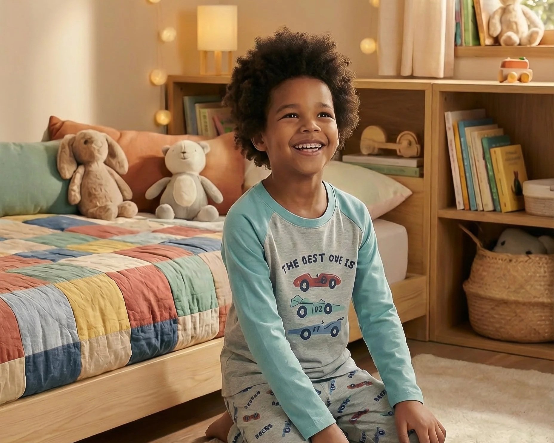 PIJAMA INFANTIL DOS PIEZAS "THE BEST ONE IS"