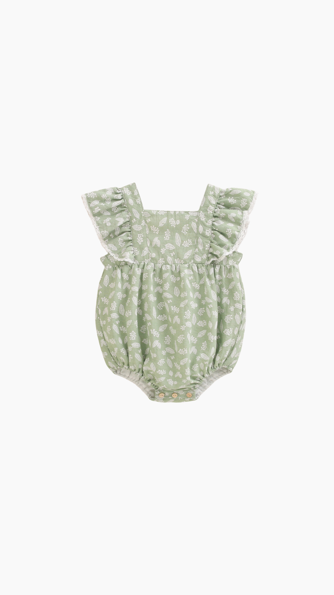 RANITA DE BEBÉ verde de hojas