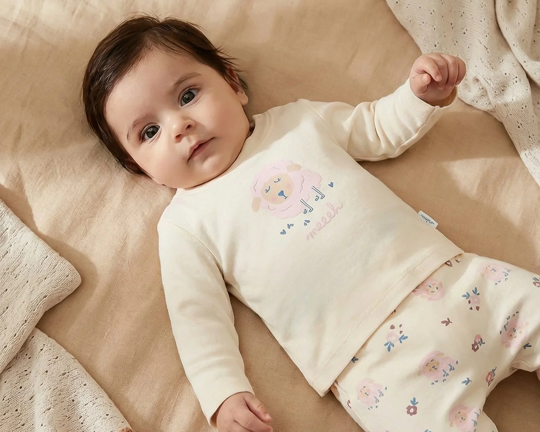 PIJAMA BEBÉ POLAINA "MEHHH"