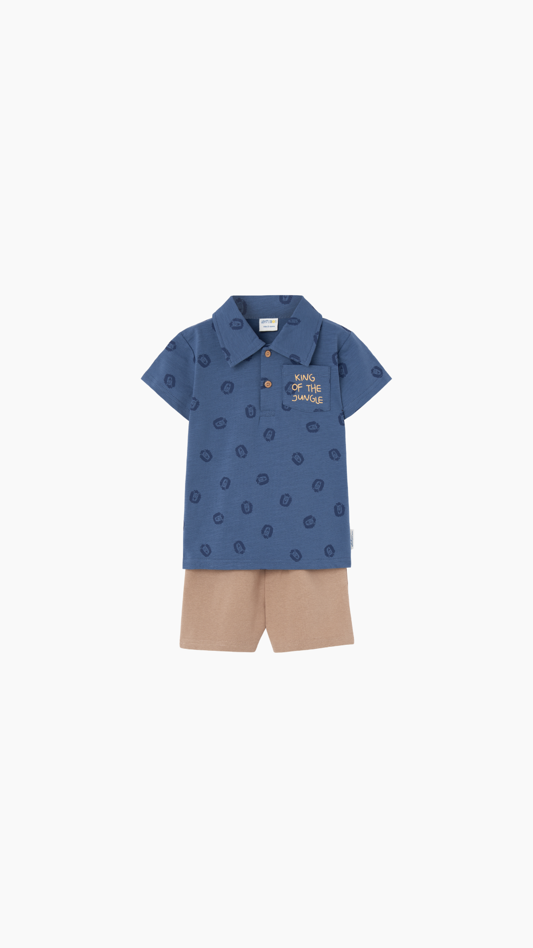 CONJUNTO INFANTIL NIÑO "KING OF THE JUNGLE"