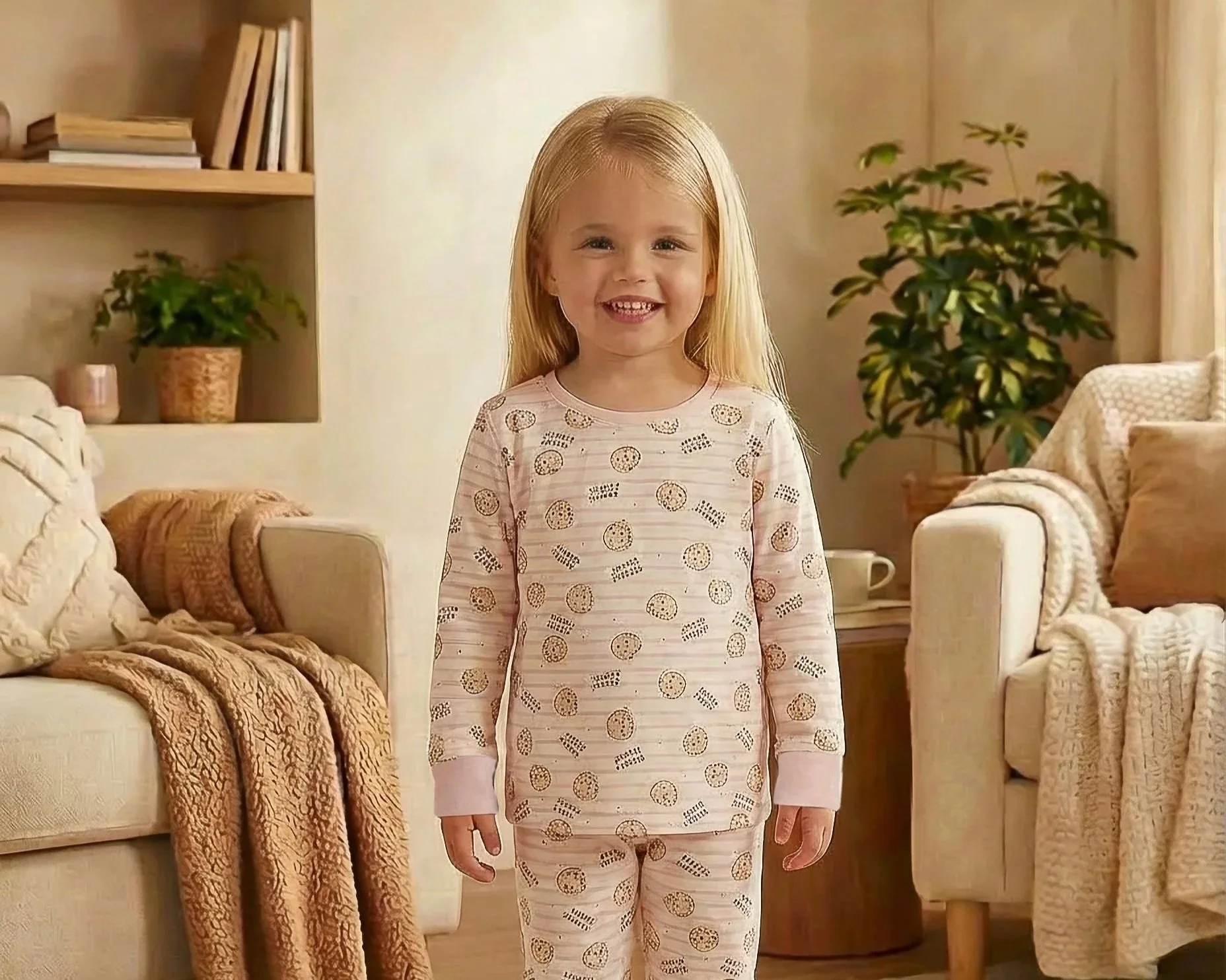 PIJAMA INFANTIL DOS PIEZAS "Cookies"