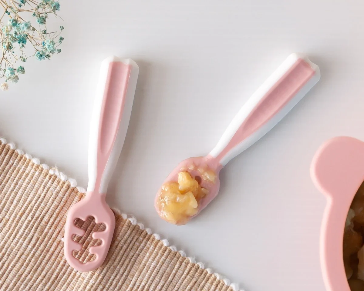 SET 2 PRECUCHARAS Rosas PARA BEBÉS
