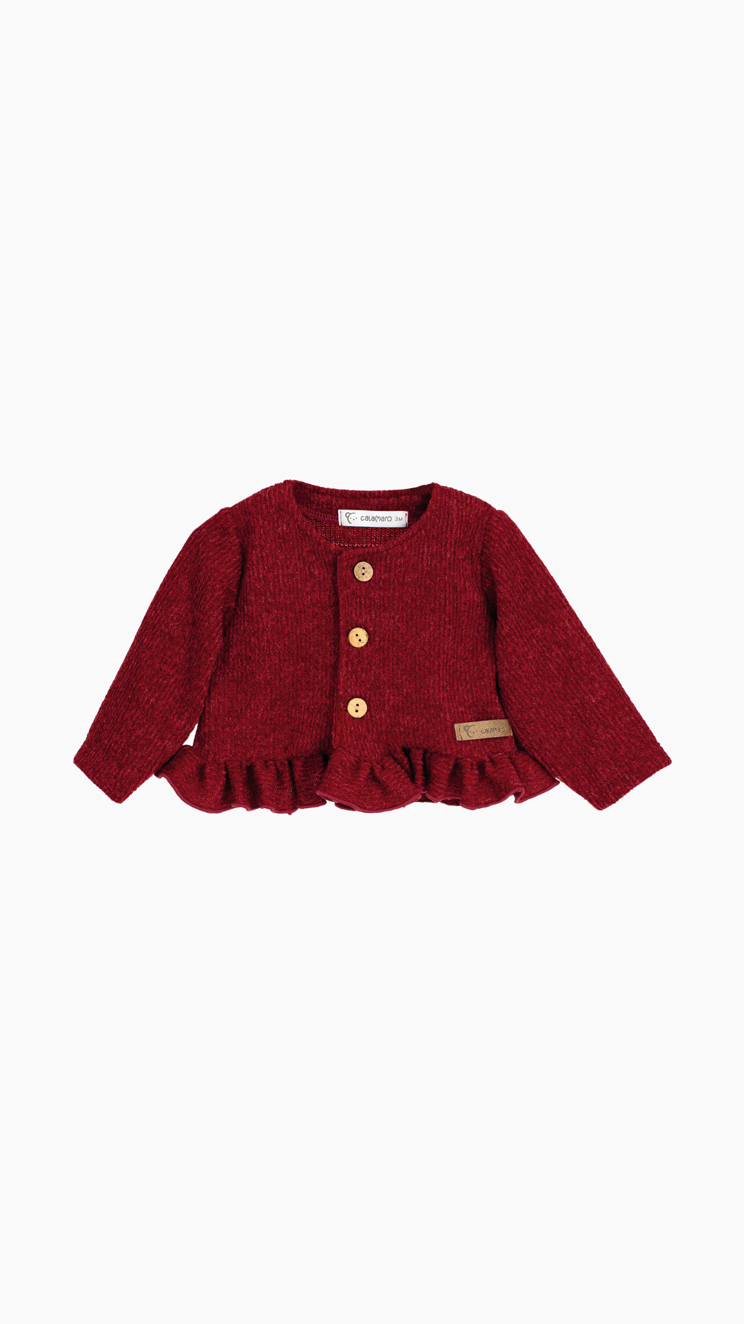 CHAQUETA DE BEBÉ GRANATE