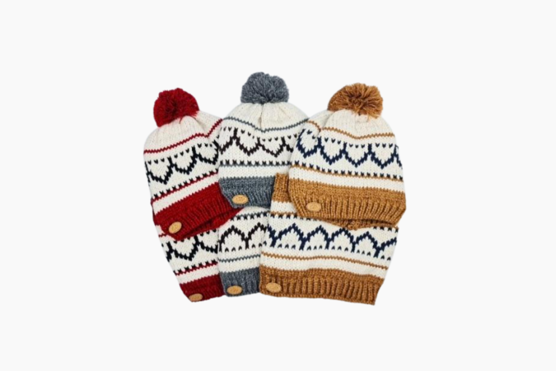 CONJUNTO DE GORRO Y CUELLO GRECA