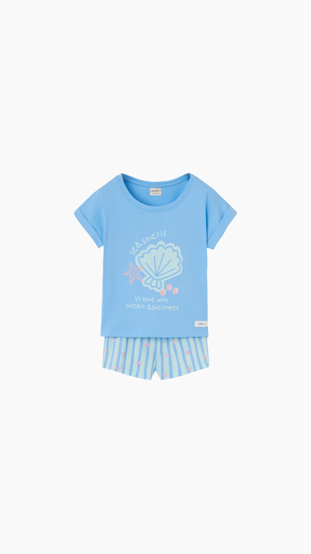 PIJAMA DOS PIEZAS "SEASHELLS"