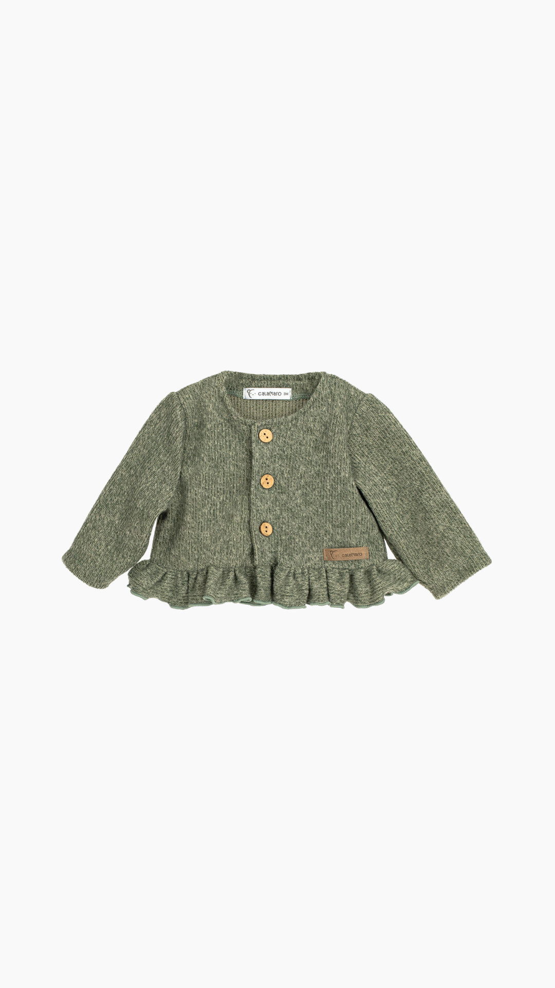 CHAQUETA DE BEBÉ VERDE
