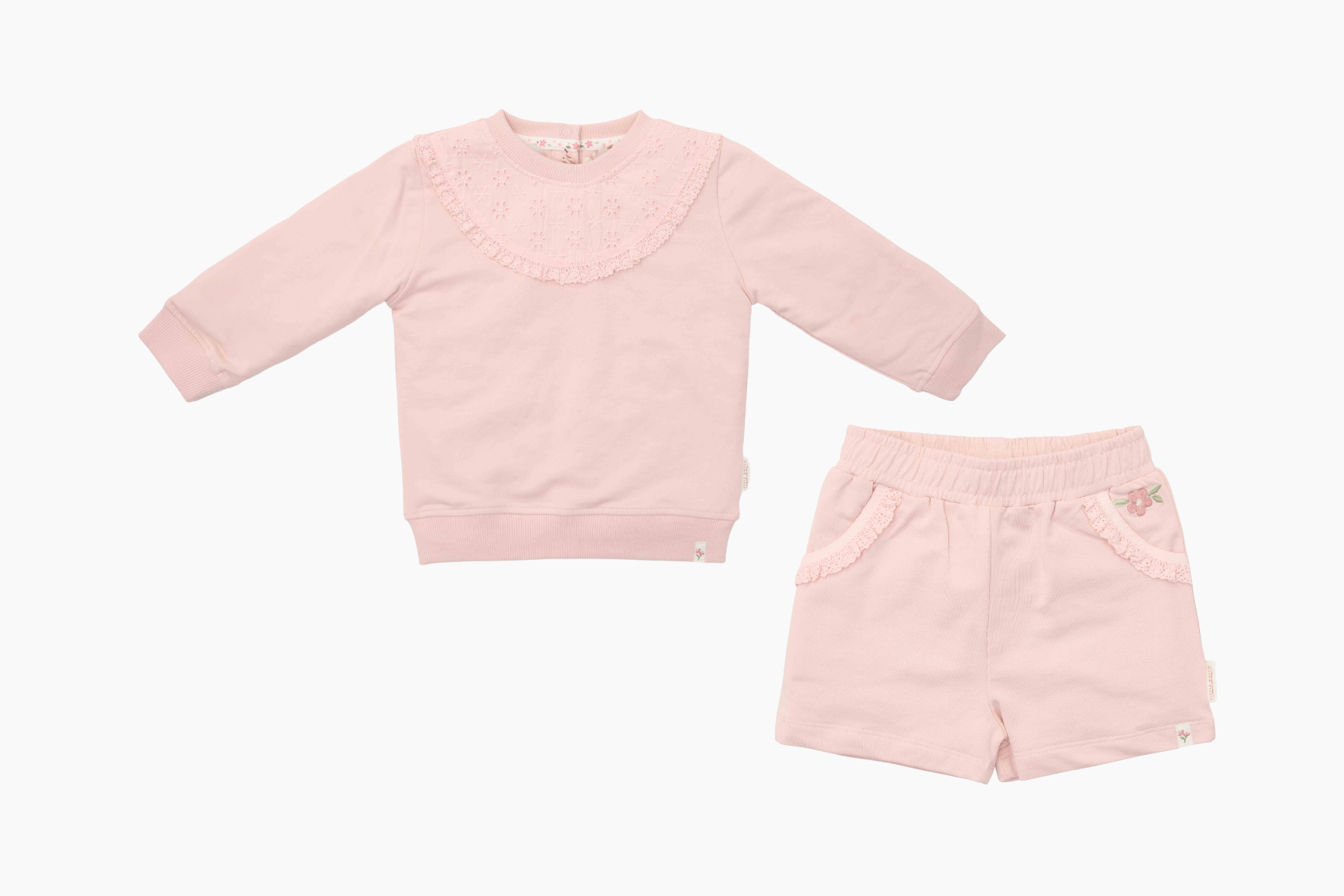 Conjunto de sudadera y short Lotus