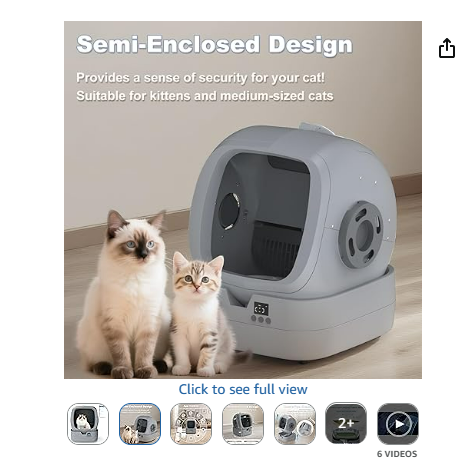 UPFAS Automatic Cat Litter Box Self Cleaning - APP Control 2.png