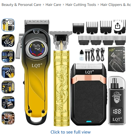 Hair Clippers For Men With LED Display .png