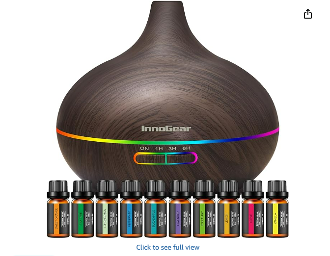 InnoGear Aromatherapy Diffuser & 10 Essential Oils Set.png